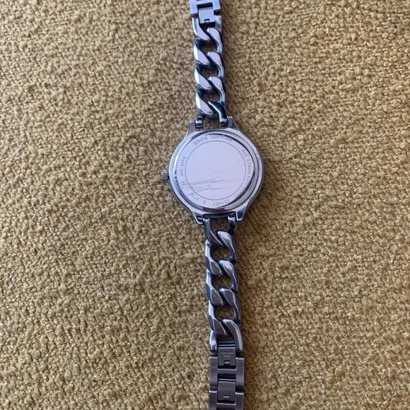 Michael Kors Slim Runway White Dial Stainless Steel Ladies Bracelet Watch MK3279 - Picture 5 of 9